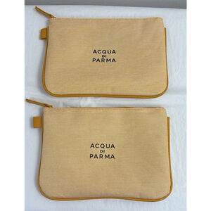 ACQUA DI PARMA travel bags SET of TWO cosmetic bags makeup case travel accessory